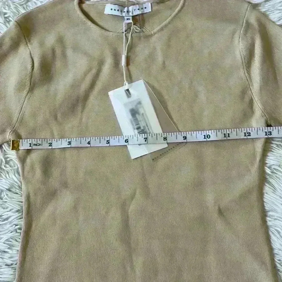 Endless Rose Women’s Back Cut-out Detail Knit Top in beige size XS - Picture 9 of 11